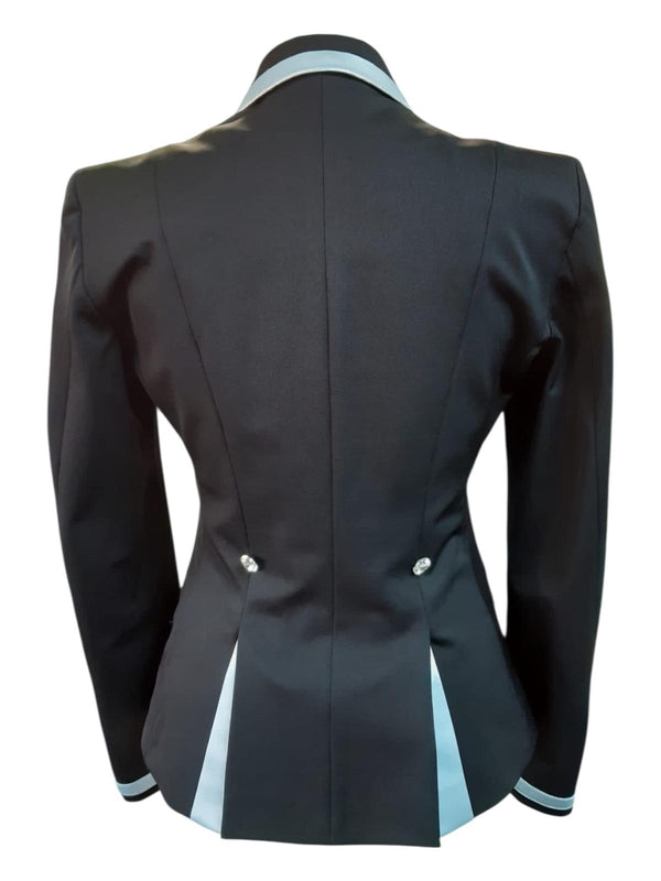 Sale -  Ladies Charlotte Short Jacket, Dark Charcoal Helle & Slate