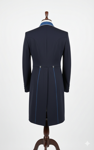 Men's Carl Dressage Tailcoat, Navy & Ocean