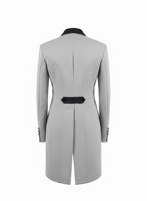 Ladies Isabell Dressage Tailcoat, Silver Grey & Black