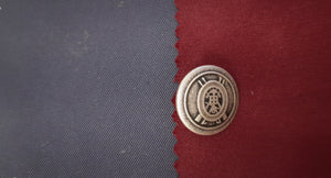 Cameron Short Jacket, Slate Grey & Claret