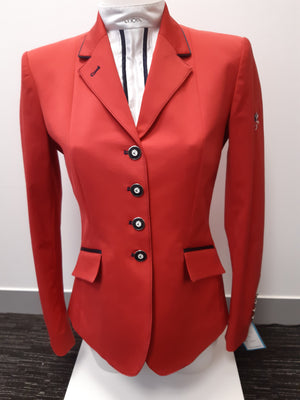 Ladies Charlotte Short Jacket, Classic Red & Navy - RTW