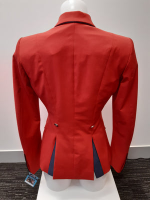 Ladies Charlotte Short Jacket, Classic Red & Navy - RTW