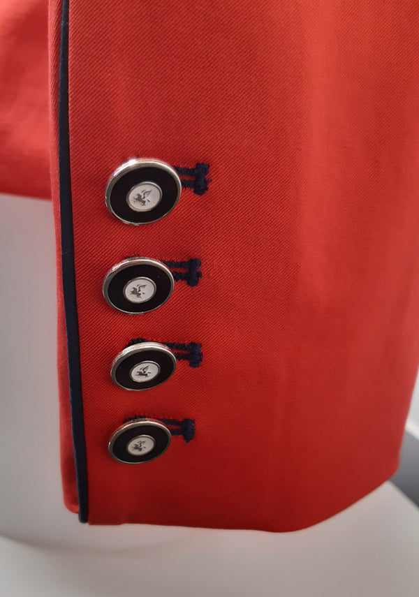 Ladies Charlotte Short Jacket, Classic Red & Navy - RTW