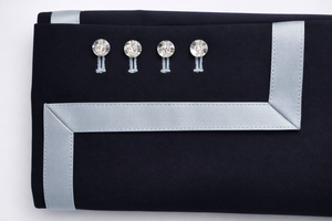 Ladies Catherine Short Tailcoat, Navy & Slate