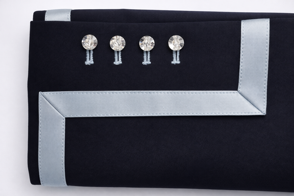 Ladies Catherine Short Tailcoat, Navy & Slate