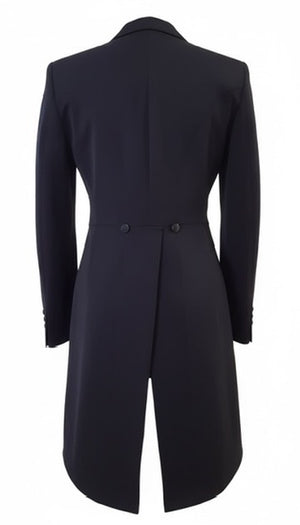 Ladies Isabell Dressage Tailcoat, Navy with reversible points - RTW