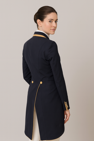 Sophie Single-Breasted Ladies Navy Tailcoat