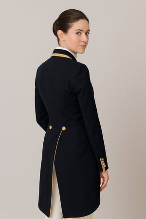 Sophie Single-Breasted Ladies Navy Tailcoat