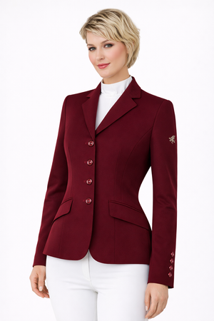 Ladies Charlotte Short Jacket, Claret