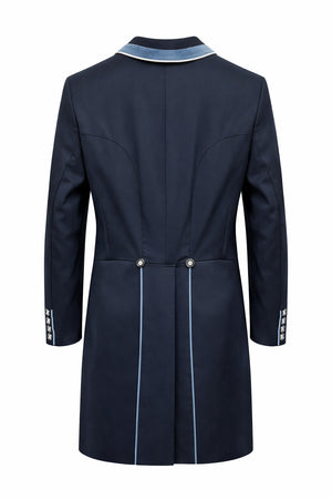 Men's Carl Dressage Tailcoat, Navy & Denim Suede - RTW