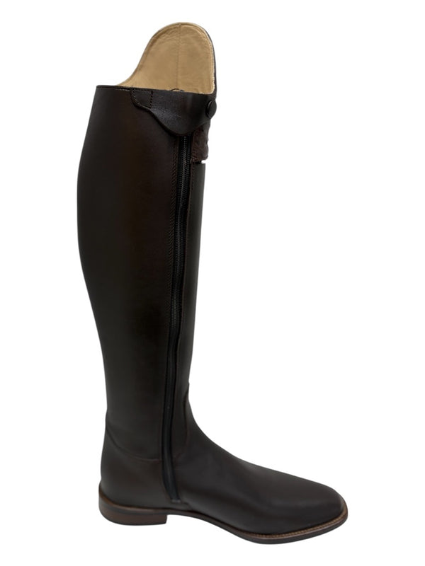 Cavallo Brown Boot with Ostrich detailing size UK 6.5