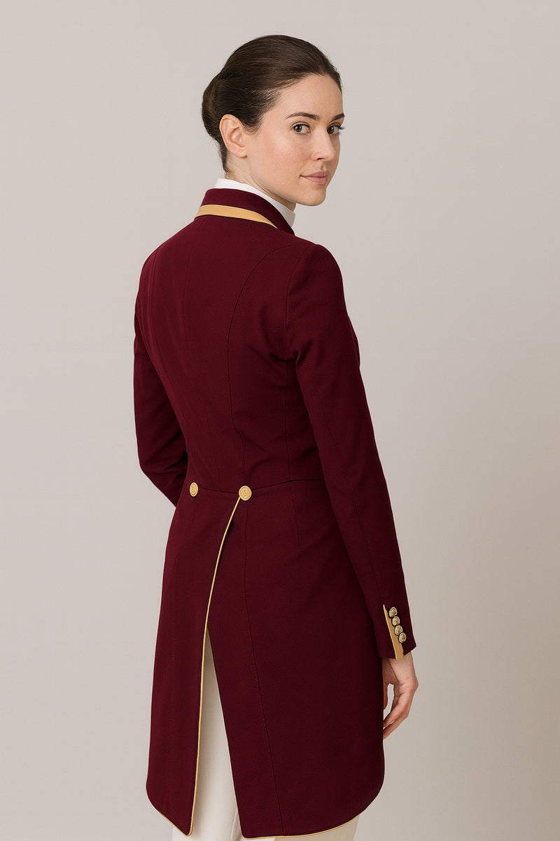 Sophie Single-Breasted Ladies Navy Tailcoat