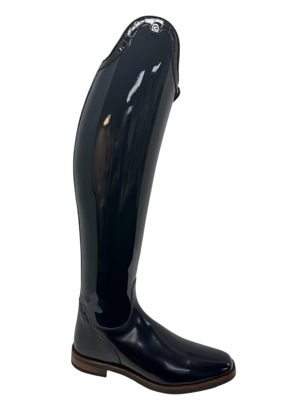 Sale Cavallo Navy Patent Dressage Slim Competition Boot size UK6 & UK 6.5