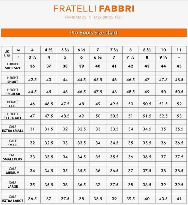 Fabbri Pro Boot Black 41