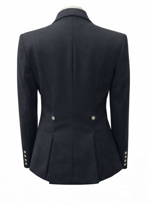 SALE Ladies Short Jacket, Charlotte, Black with clear crystals UK size 11 L