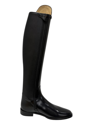 Mens Cavallo Black Semi Patent Boot UK 10 & 11