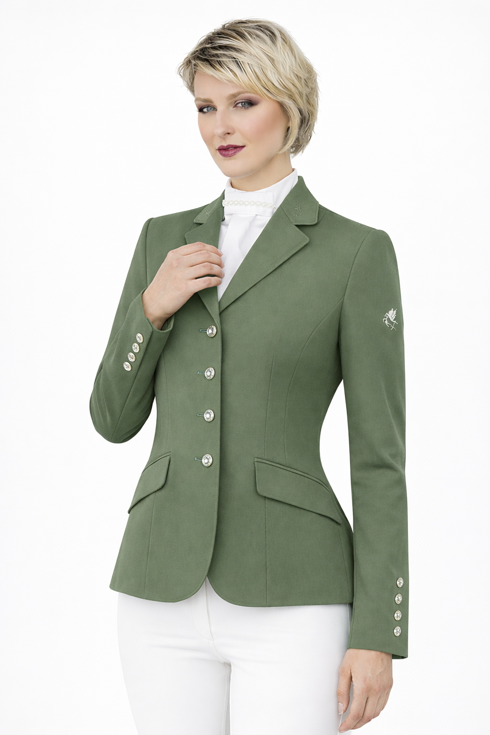 Ladies Charlotte Short Jacket, Sage