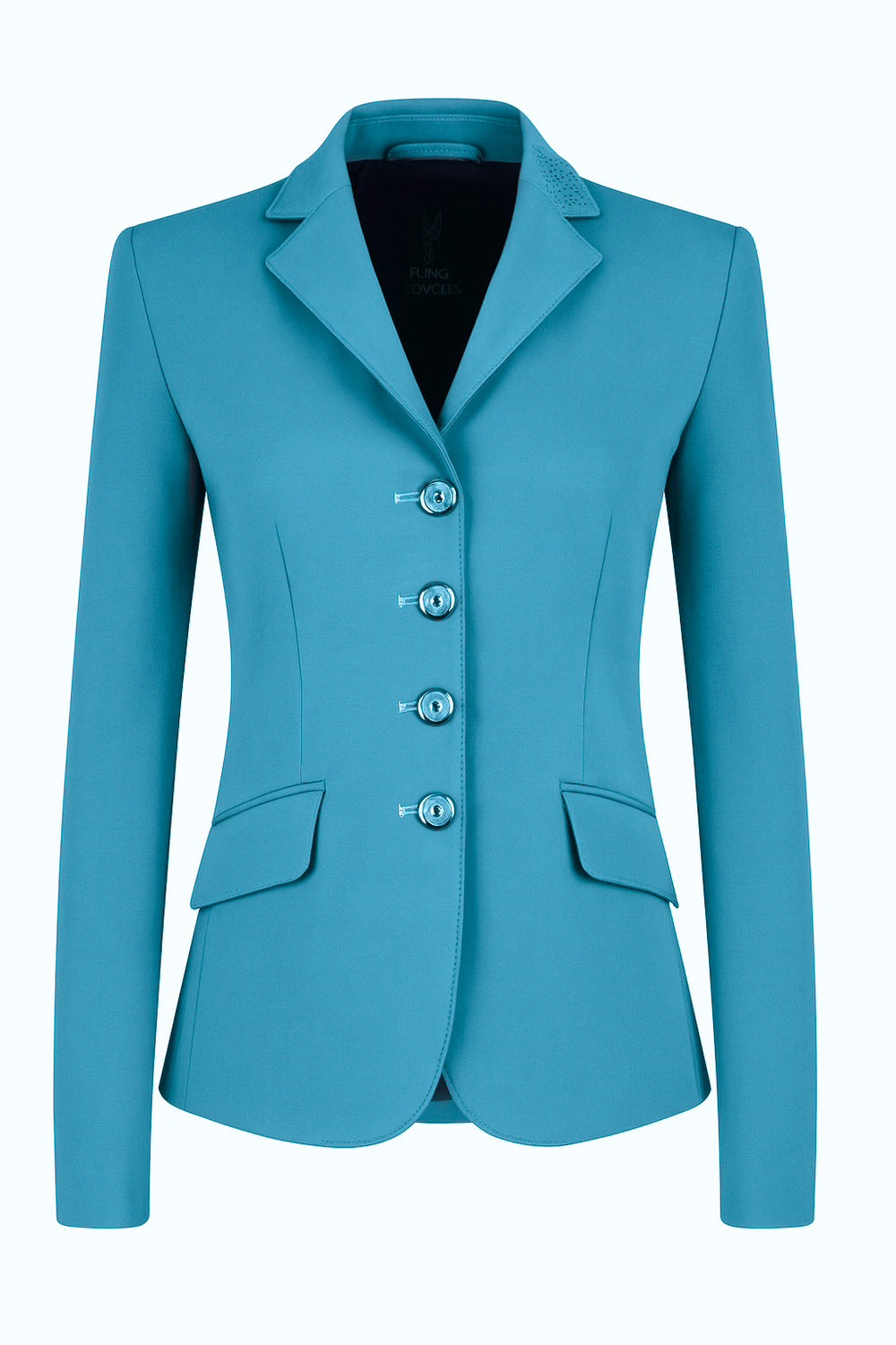 Ladies Charlotte Short Jacket, Azure - Custom measurements