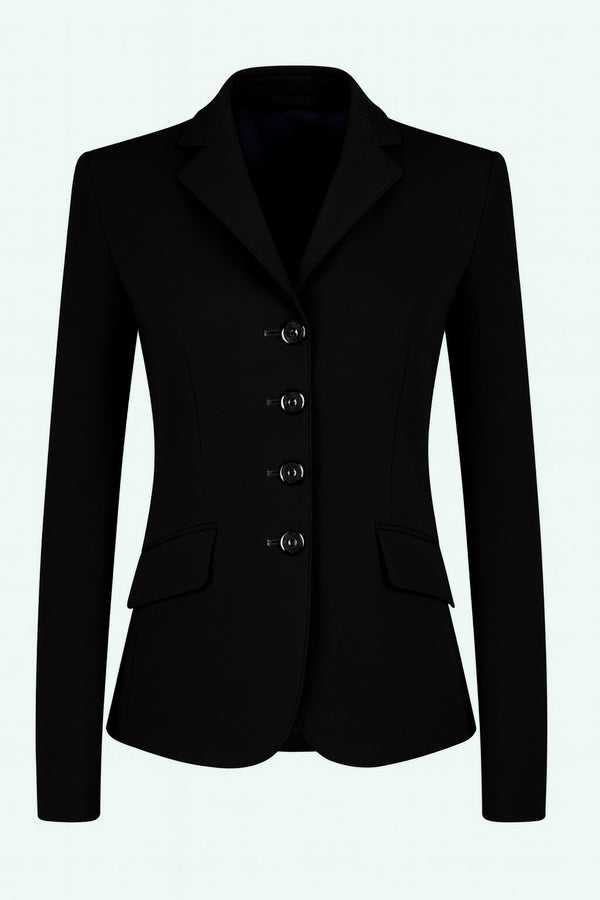 Ladies Charlotte Short Jacket, Black - Custom measurements