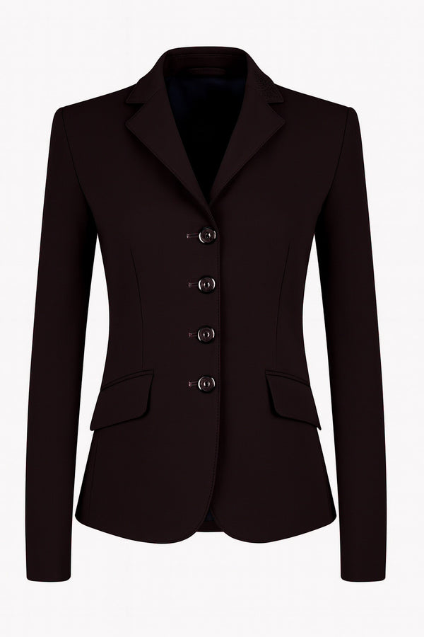 Ladies Charlotte Short Jacket, Chocolate