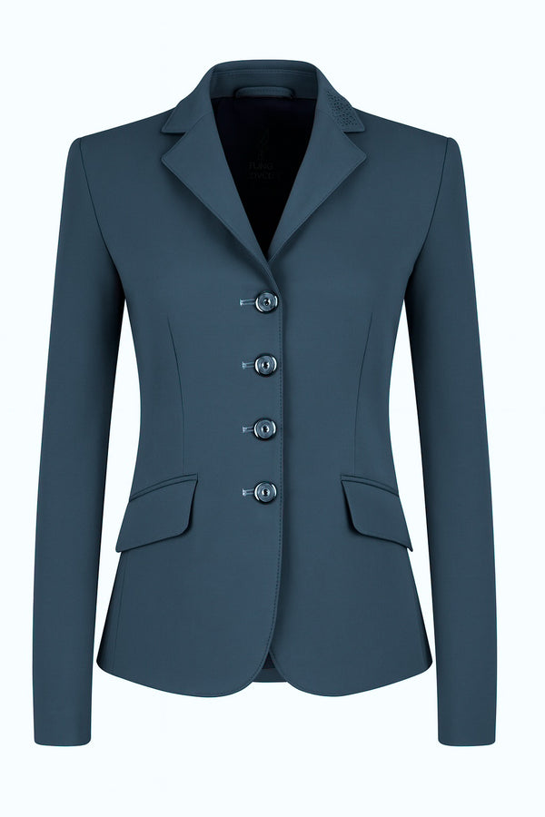 Ladies Charlotte Short Jacket, Denim - Custom measurements