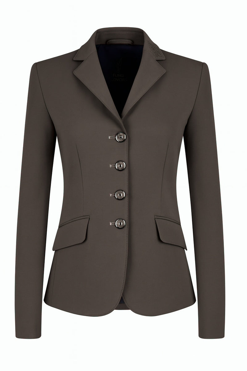 Ladies Charlotte Short Jacket, Pebble