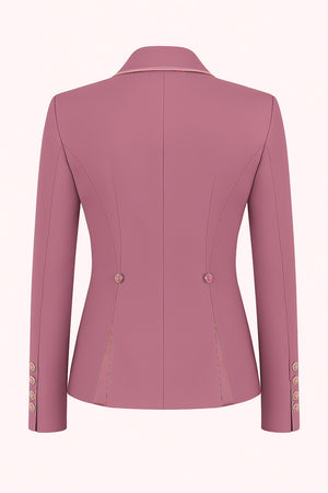 Ladies Charlotte Short Jacket, Rose pink