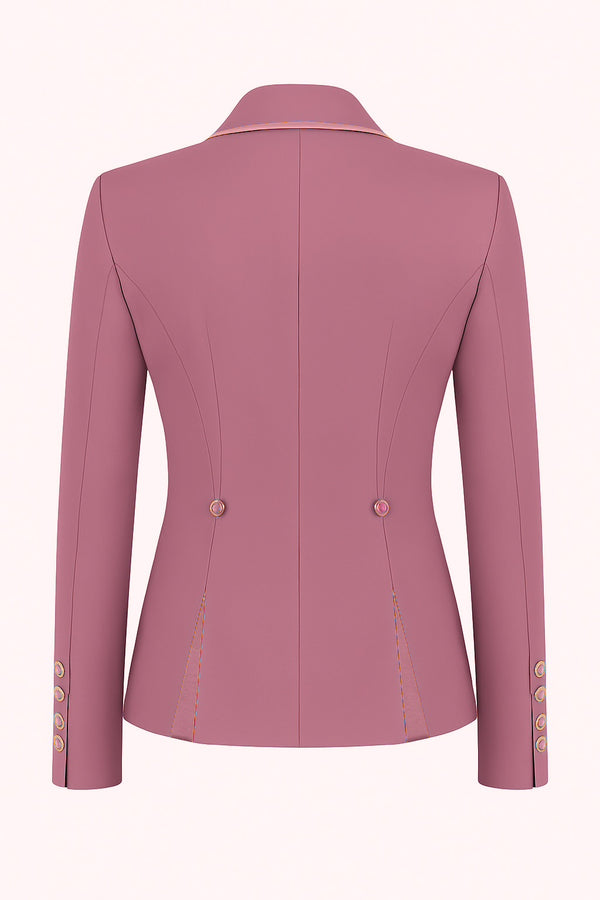 Ladies Charlotte Short Jacket, Rose pink