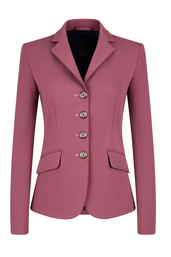Ladies Charlotte Short Jacket, Rose pink
