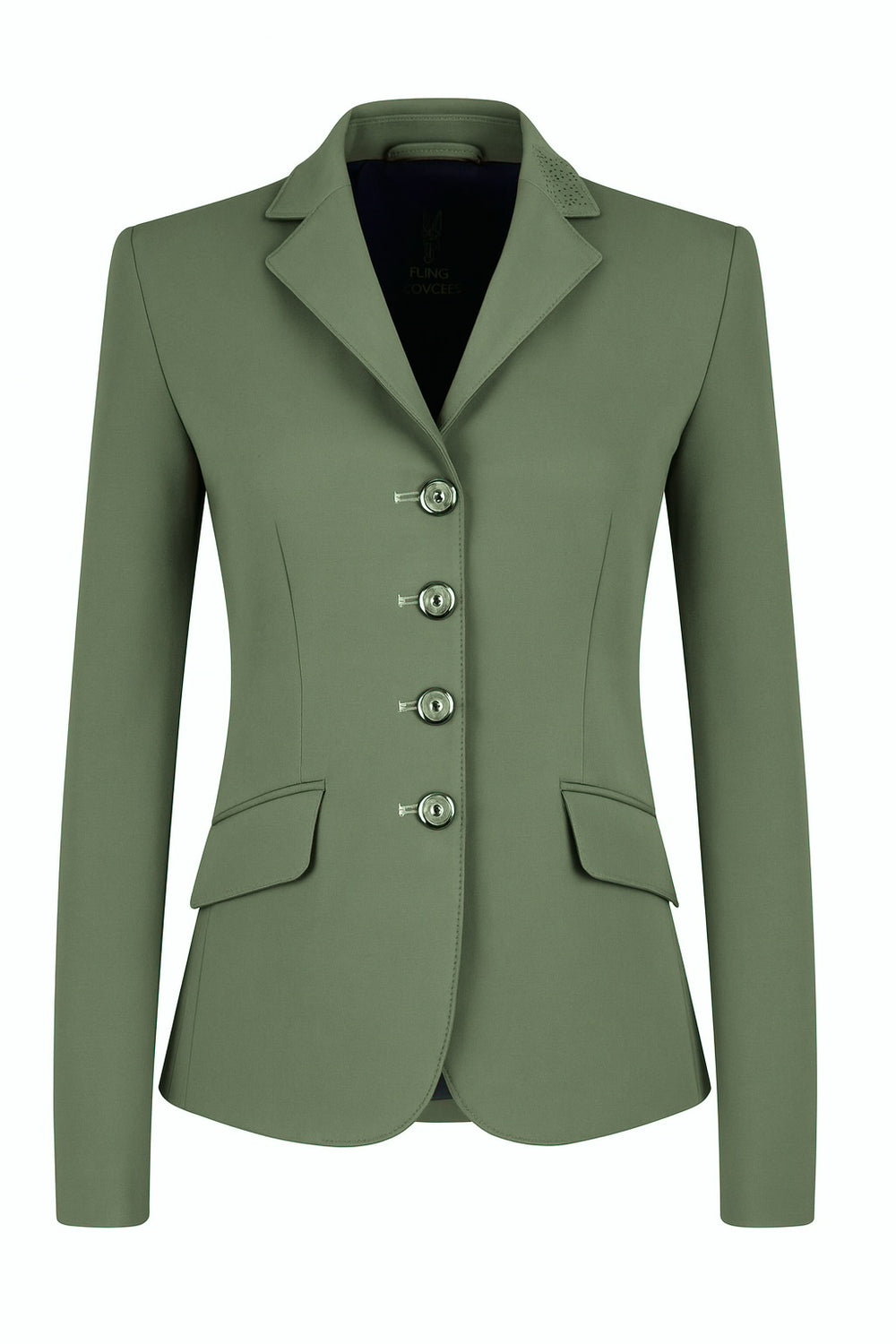 Ladies Charlotte Short Jacket, Sage - Custom Measurements