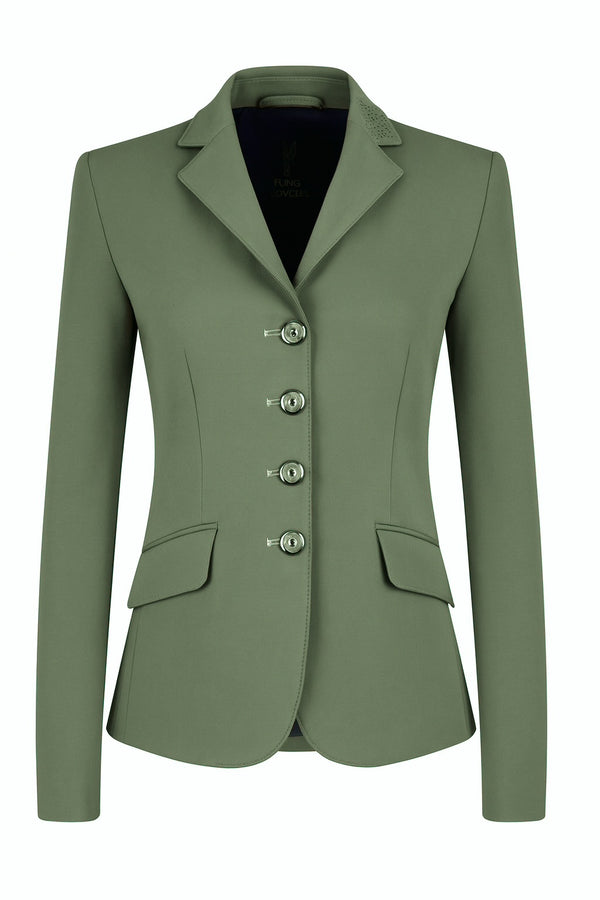 Ladies Charlotte Short Jacket, Sage - Custom Measurements