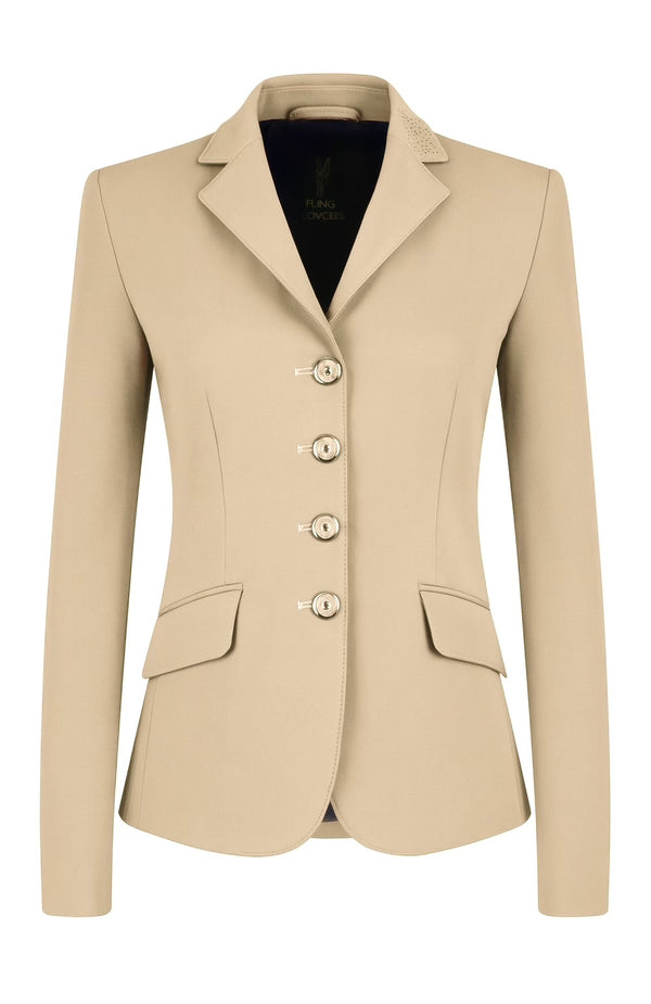 Ladies Charlotte Short Jacket, Sand - Custom measurements