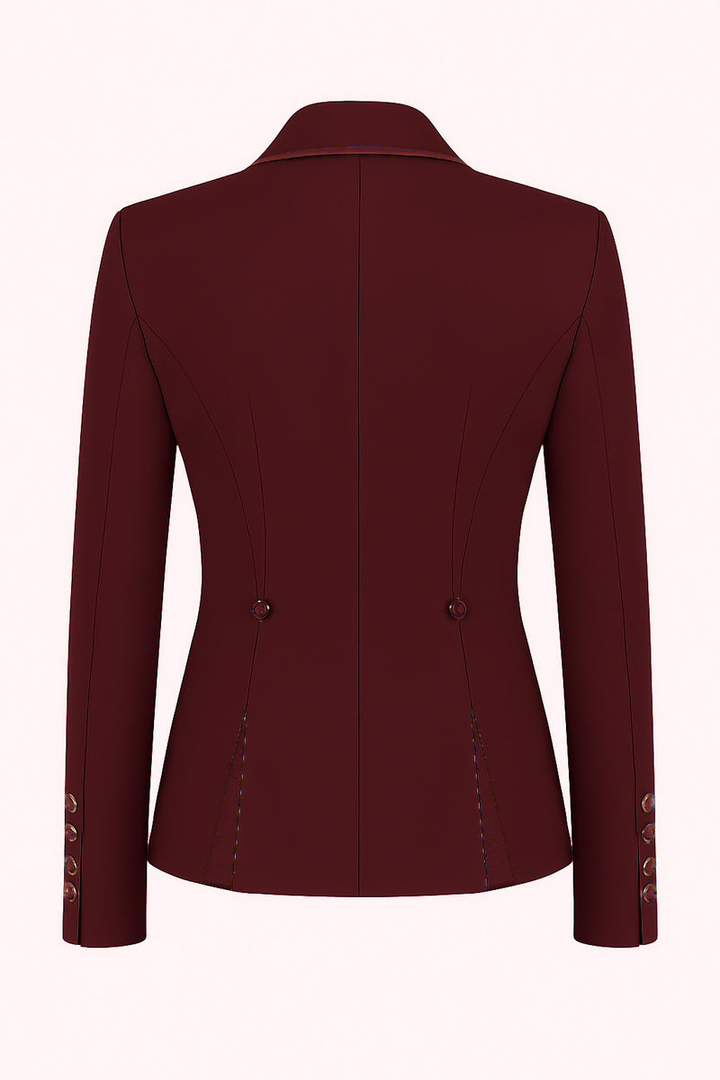 Ladies Charlotte Short Jacket, Claret
