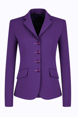 Ladies Charlotte Short Jacket, Purple Custom Measurements