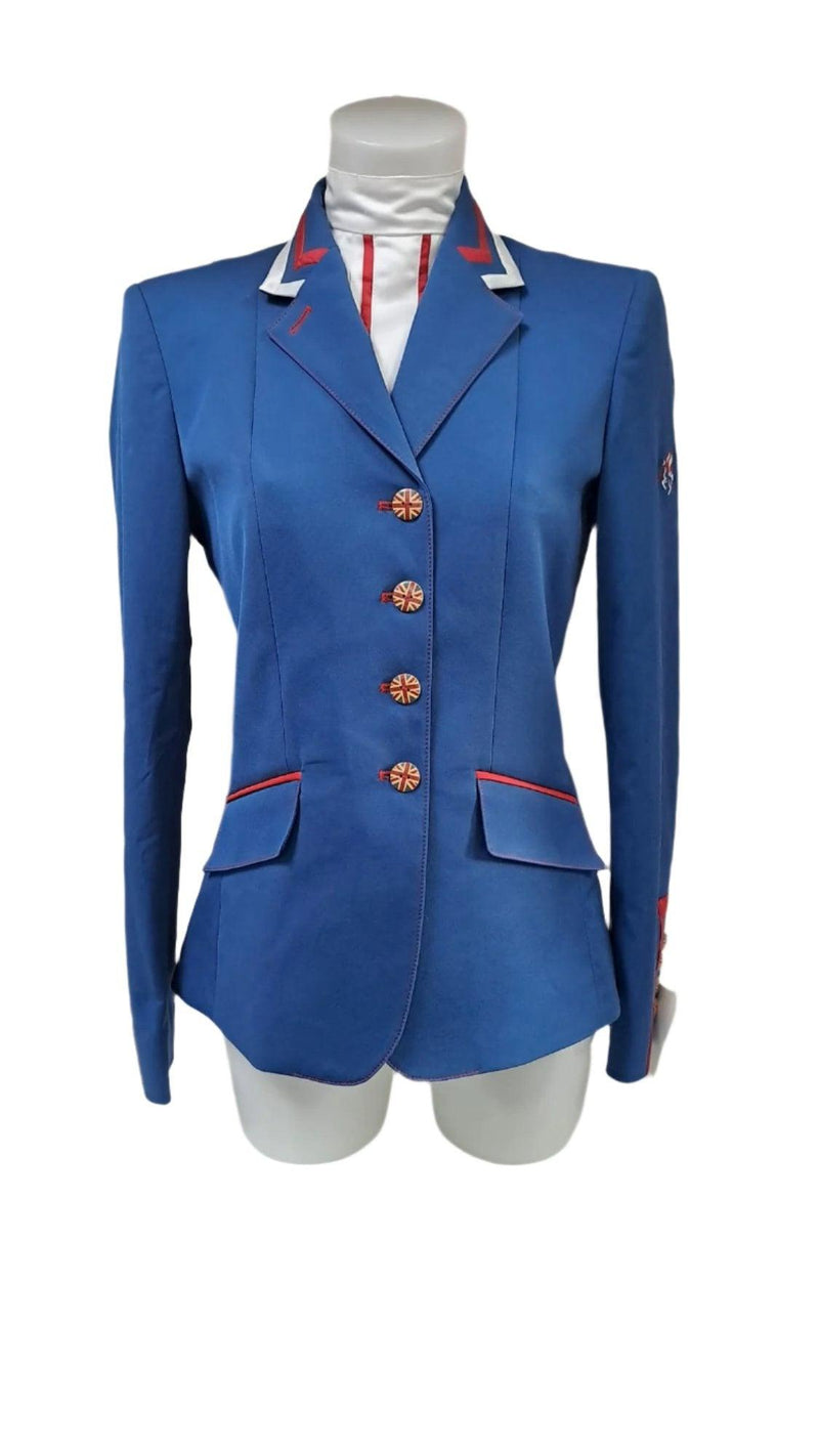 Nicole Ladies Charlotte Short Jacket, Navy & Sky Blue