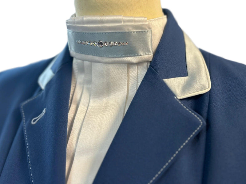 Nicole Ladies Charlotte Short Jacket, Navy & Sky Blue