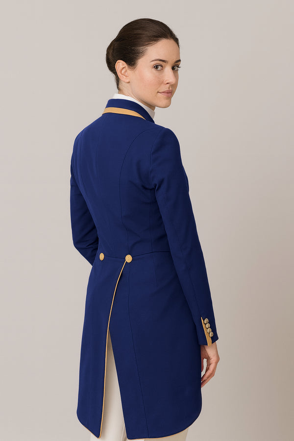 Sophie Single-Breasted Ladies Navy Tailcoat