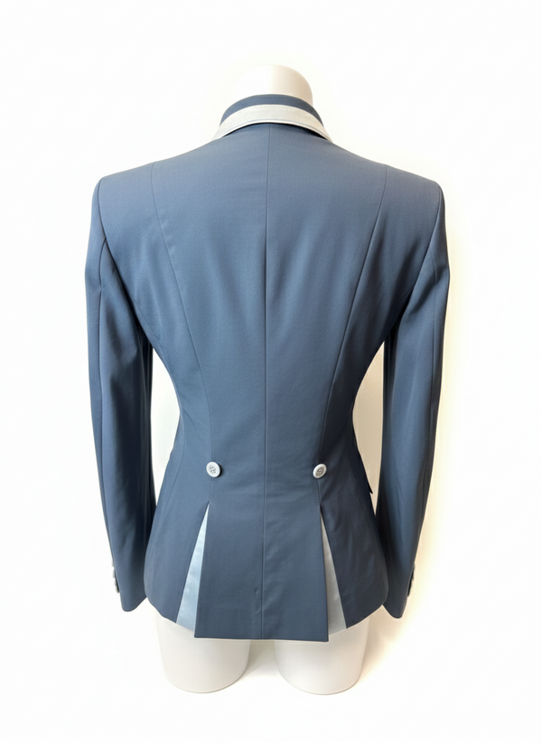 Ladies Charlotte Short Jacket - Denim and Slate