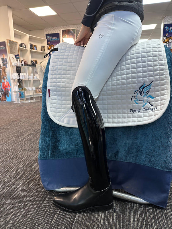 Black Patent Competition Boot UK size 7