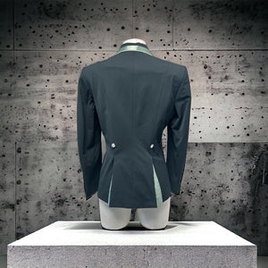 Sale - Ladies Charlotte Short Jacket, Dark Green & Sage UK Size 14