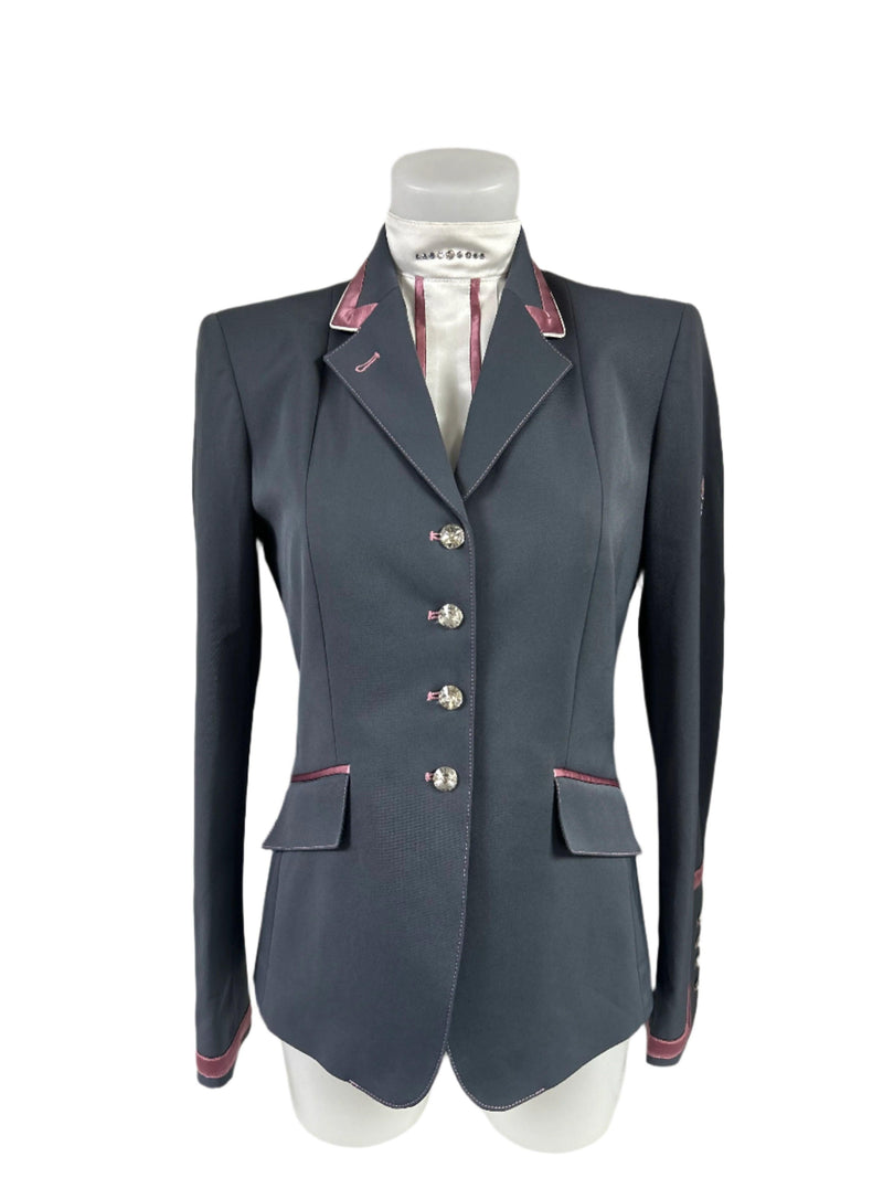Nicole Ladies Charlotte Short Jacket, Navy & Sky Blue