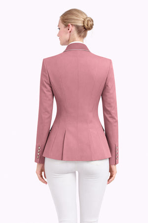 Ladies Charlotte Short Jacket, Rose Pink and Pink
