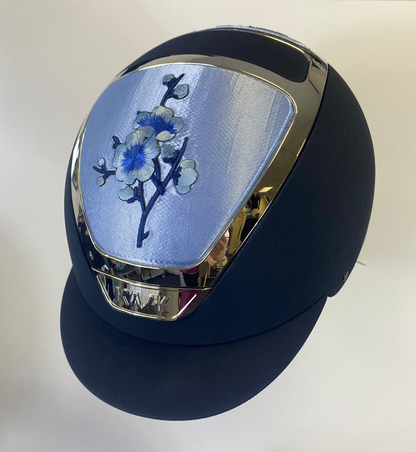 SALE Kask Helmet, Navy Matt Sky Blue Blossom Aerator