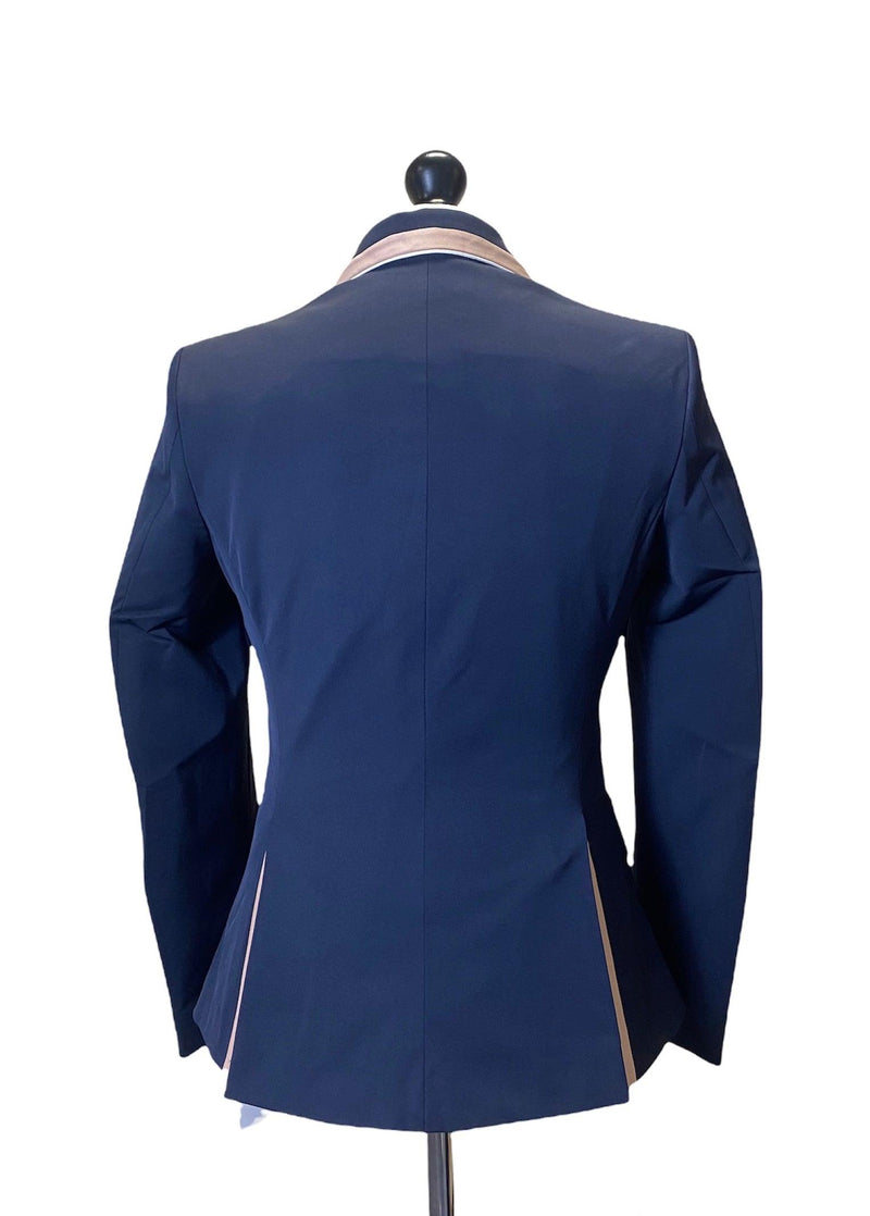 Short navy deals blazer