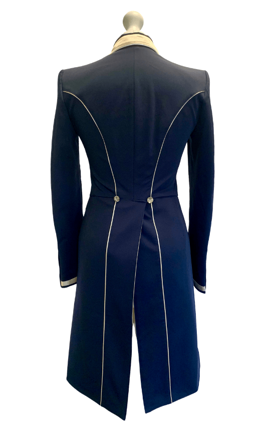 Ladies Isabell Dressage Tailcoat, Navy & Champagne