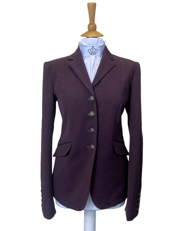 Ladies Charlotte Short Jacket Bordeaux, UK Size 12 SPL