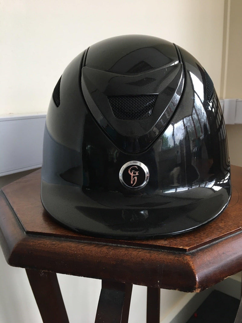 Ex-Display Gatehouse Conquest MKII Riding Hat - Metallic Black - Available in size 61cm and 63cm