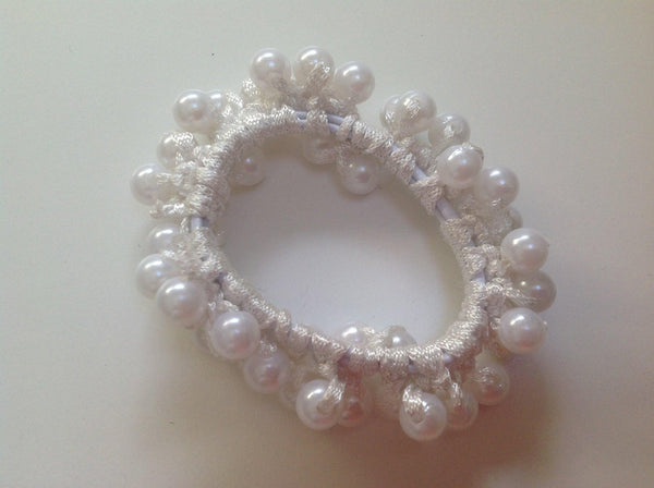 Pearl hair ties