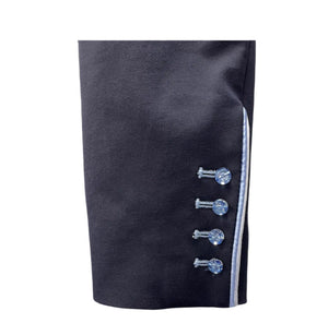 Ladies Charlotte Short Jacket, Navy & Sky Blue