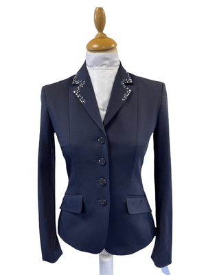 SALE - Ladies Charlotte Short Jacket with Crystal Lapels